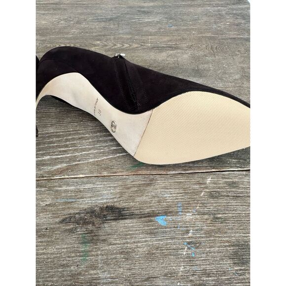 Christian Dior Chocolate Brown Suede Boot Booties, Size 38/US8, NWOT - Picture 7 of 9